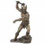 Figurine Thor Dieu Nordique - Aspect bronze