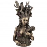 Figurine Desse Gaa en rsine aspect bronze 25 cm