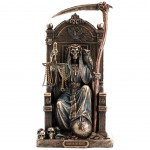 Figurine Santa Muerte - Aspect bronze