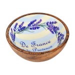 Petit bol lavande de Provence en bois de manguier 15 cm
