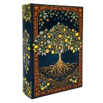 Bo�te livre d�corative citronnier vintage 26 cm