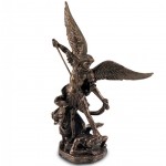 Figurine Archange Saint Michel - Mickal aspect bronze 10.5 cm