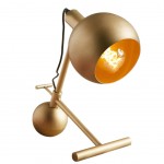 Lampe  poser en mtal dor Akina 37 cm