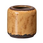 Cache pot Brun en c�ramique vieillie