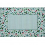 Nappe en coton enduit Orchide 140 x 200 cm