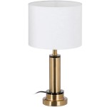 Lampe de table en mtal dor 43 cm