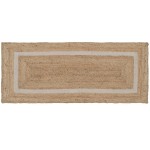 Tapis Ethnique en jute naturelle 170 x 70 cm