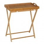 Plateau sur pieds pliables en bois - 62 cm