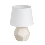 Lampe en cramique 26 cm - Modle Beige
