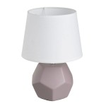 Lampe en cramique 26 cm - Modle Taupe