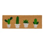 Paillasson en Fibres de coco Trio de cactus 75 cm