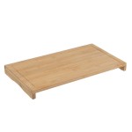 Planche couvre-vitrocramique en bambou  52  28  4 cm