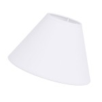 Abat-jour conique blanc � Hauteur 14,5 cm