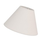 Abat-jour conique beige � Hauteur 14,5 cm