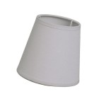 Petit abat-jour gris 13 cm