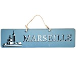 Pancarte dcorative en bois Marseille