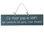 Pancarte dcorative en bois - Ce n'est pas le wifi