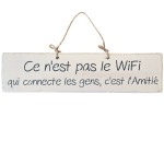 Pancarte dcorative en bois - Ce n'est pas le wifi