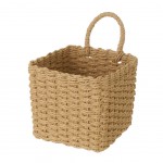 Corbeille  suspendre en fibre de papier tresse Beige