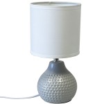 Lampe en céramique 25 cm - Modèle gris
