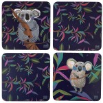 4 Dessous de verre Koala Michelle Allen Designs