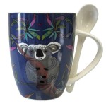 Mug avec sa cuillre koala par michelle allen