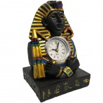 Horloge buste de Pharaon - 14 cm