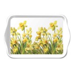 Petit Plateau Rectangulaire  Jonquilles Dores