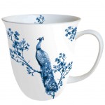 Mug en Porcelaine fine - Paon Royal