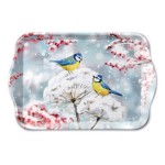Plateau de Nol  Msanges dhiver 20,5 x 13,5 cm
