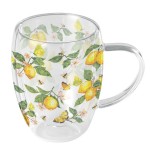 Tasse Double Paroi � Citrons & Papillons