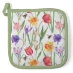 Manique de cuisine Fleurs printani�res 20 x 20 cm