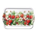 Mini plateau fraises et fleurs