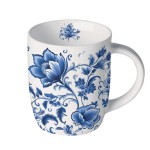 Petit mug fleurs bleues traditionnelles
