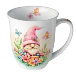 Mug lutin fleuri en porcelaine fine 400 ml � Ambiente