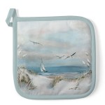Manique de cuisine bord de mer 20 � 20 cm