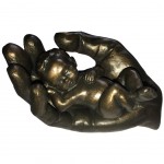 Figurine Tendresse couleur bronze Collection Emotion