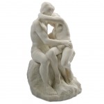 Le Baiser d'Auguste Rodin statue de collection 25 cm
