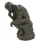 Le Penseur d'Auguste Rodin statue de collection 25 cm