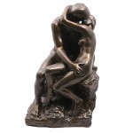 Le Baiser d'Auguste Rodin statue de collection 24 cm