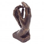 La Cathdrale d'Auguste Rodin statue de collection 27 cm