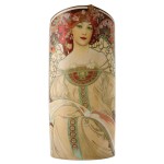 Vase Silhouette d'Art - Vase R�verie � Mucha en c�ramique