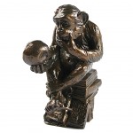 Le Singe Savant de Rheinhold statue de collection 13 cm