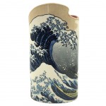 Vase Silhouette d'Art - La Grande Vague de Kanagawa - Hokusai