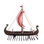 Drakkar Viking � Figurine d�corative bateau viking 18 cm