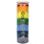 Bougie parfume 7 chakras stearine 100 heures