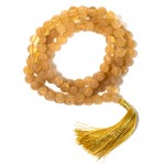 Mala Quartz dor Qualit AA 108 perles