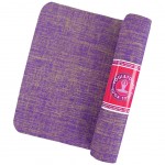 Tapis de yoga Jute - PVC antidrapant 1550 g - Violet