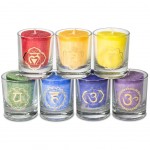Coffret de 7 bougies votives Chakra parfumes