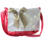 Sac bandoulire Kimmidoll rouge Collection Satin